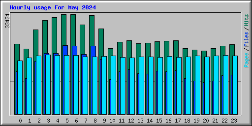 Hourly usage for May 2024